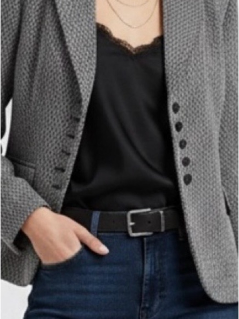 Women's Gray Blazer